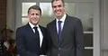 Prezydent Francji Emmanuel Macron i premier Hiszpanii Pedro Sanchez