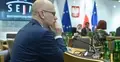 Maciej Berek na komisji sejmowej