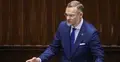 Zbigniew Bogucki przemawia z mównicy sejmowej