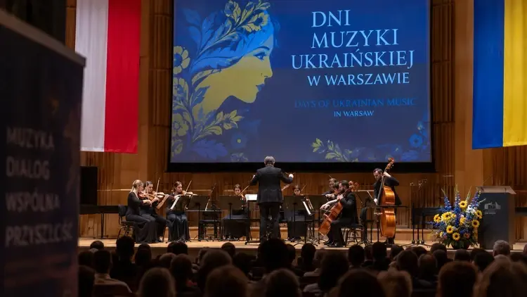 Dni Muzyki Ukraińskiej - grafika wygenerowana przez AI