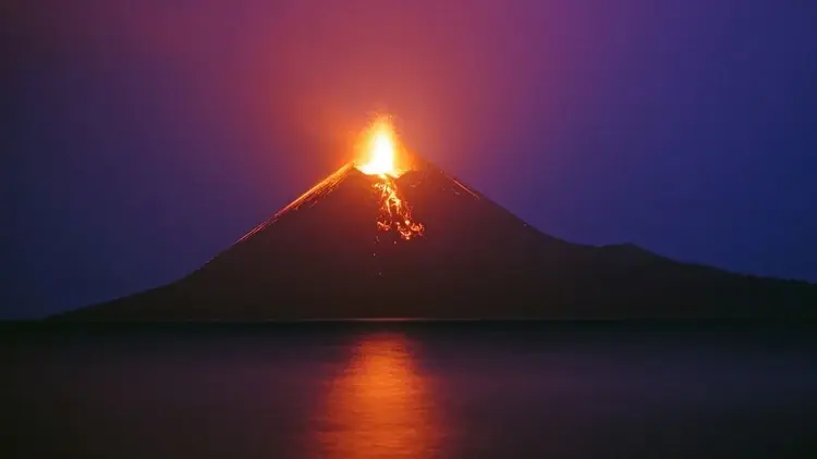 Anak Krakatau erupcja