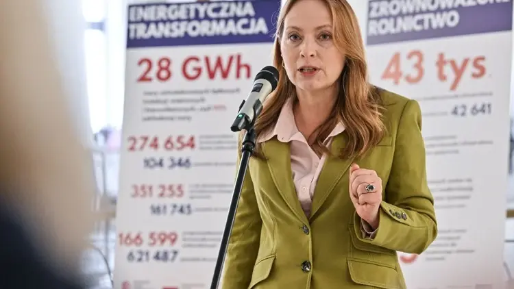 Katarzyna Pełczyńska-Nałęcz podczas prezentacji