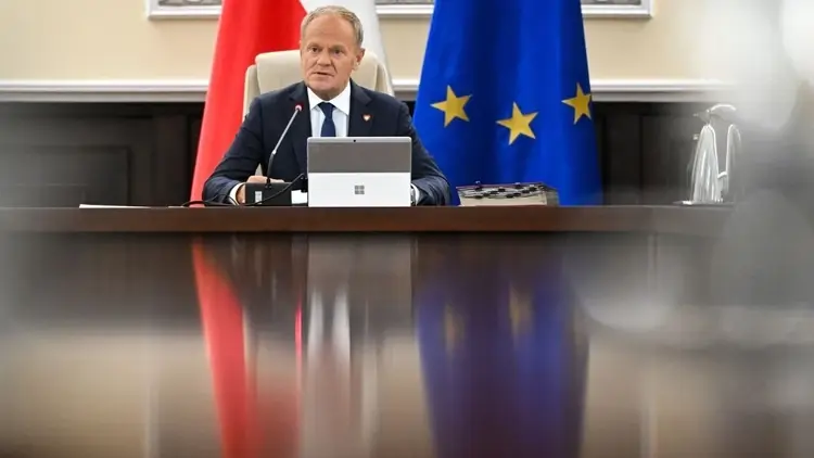Donald Tusk na posiedzeniu rządu