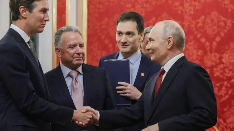 Jared Kushner, Steve Witkoff, Władimir Putin